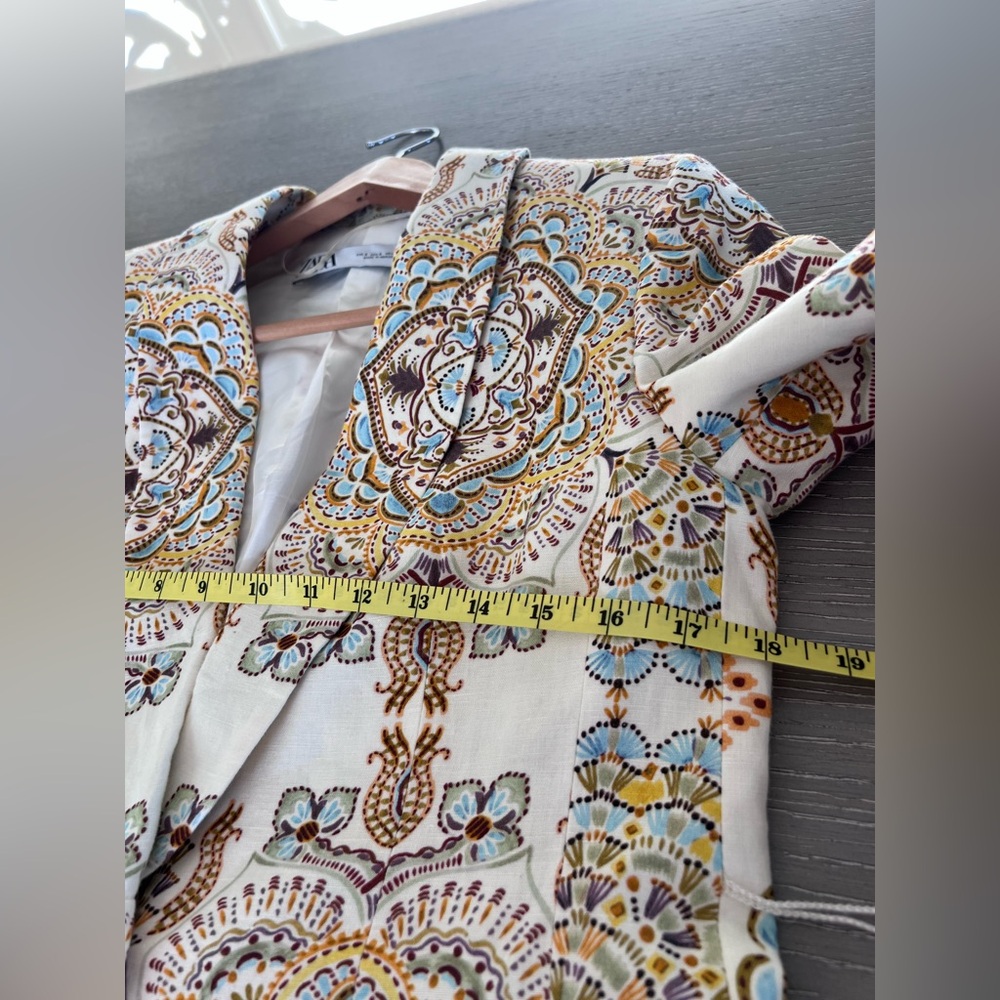 Zara Multicolor Patterned Jacket size S - image 9